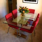 glass table top table
